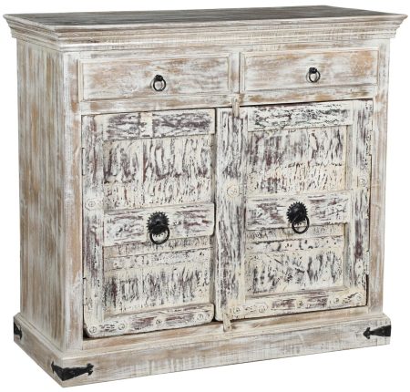 Boho Tall Entryway Accent Cabinet