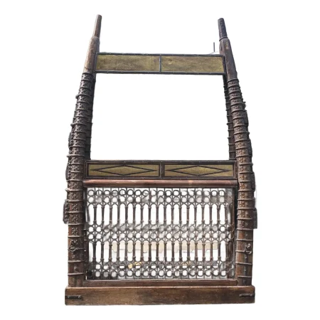 Ox Cart Bar Cabinet