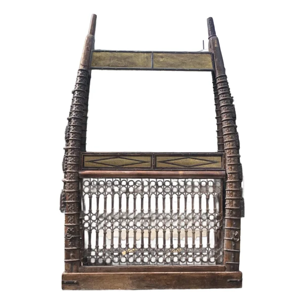 Ox Cart Bar Cabinet