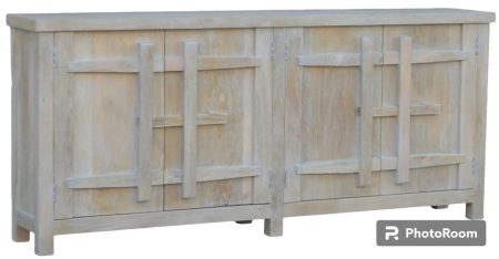 Coastal Driftwood 80" Credenza