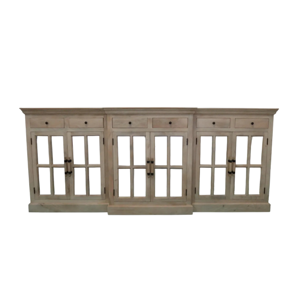 105" Mirror Door Breakfront Credenza - Image 2