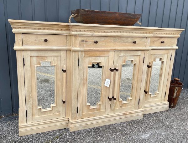 Coastal Mirror Door Credenza - Image 2
