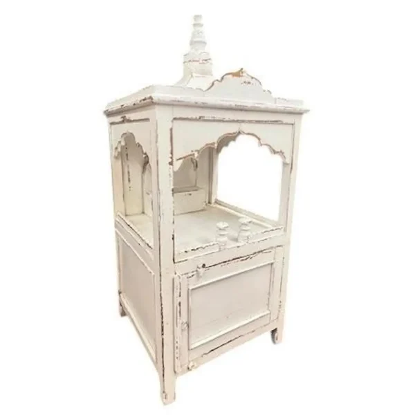 Reclaimed Wood Buddha Altar Cabinet - Image 2
