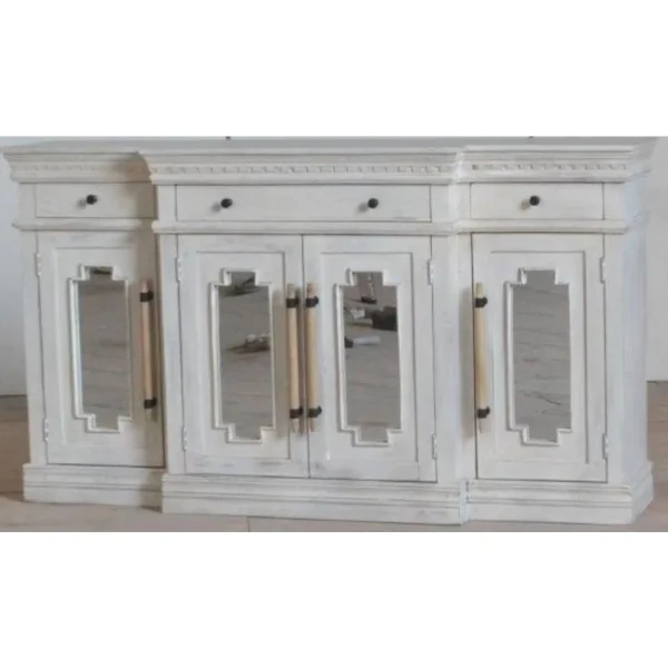 Coastal Boho Shabby Chic Entryway Credenza - Image 2