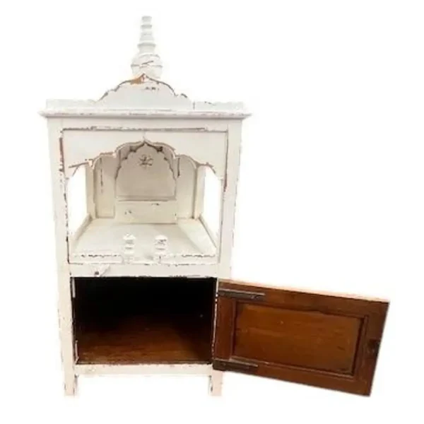 Reclaimed Wood Buddha Altar Cabinet - Image 3