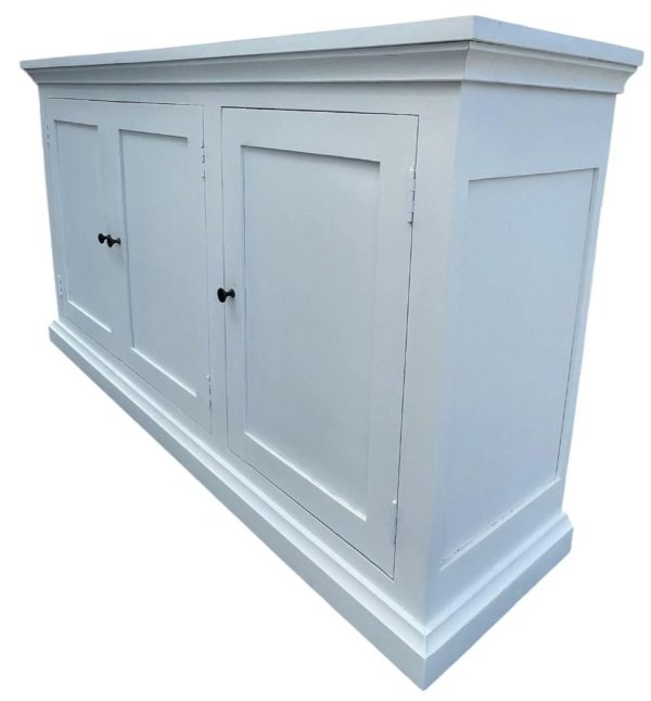 White Farmhouse Kitchen Island - Image 3