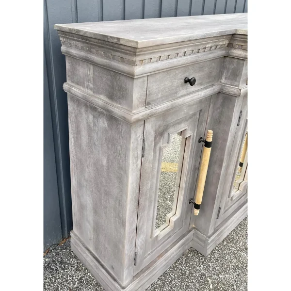 Coastal Mirror Door Credenza - Image 3