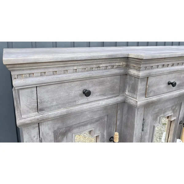 Coastal Mirror Door Credenza - Image 4