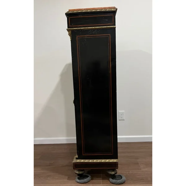 Antique Ebonized Asian Abattant - Image 4