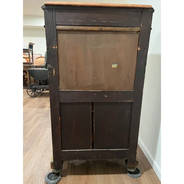 Antique Ebonized Asian Abattant - Image 8