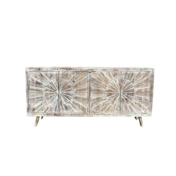 Coastal Boho 6' Sunburst Media Console - Image 3