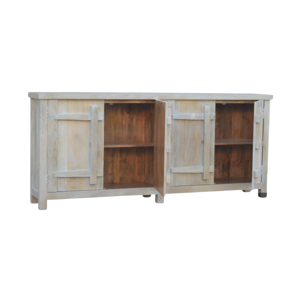 Coastal Driftwood 80" Credenza - Image 3