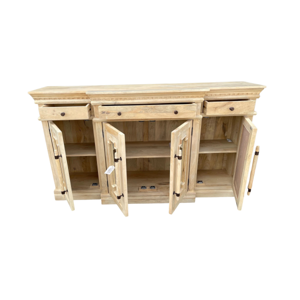 Coastal Mirror Door Credenza - Image 3