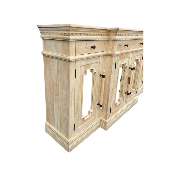 Coastal Mirror Door Credenza - Image 4