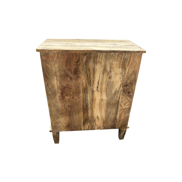 French Country Narrow 2-Door 2-Drawer Accent Cabinet - Image 5