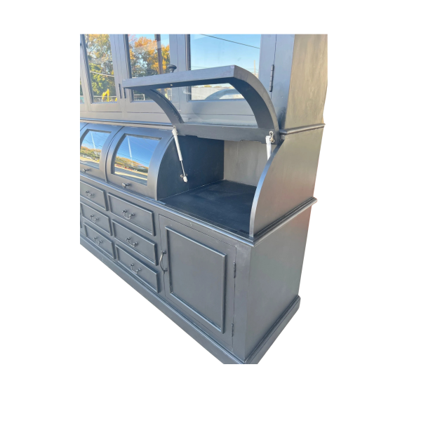 Modern Farmhouse Glass Door Hutch - Image 9