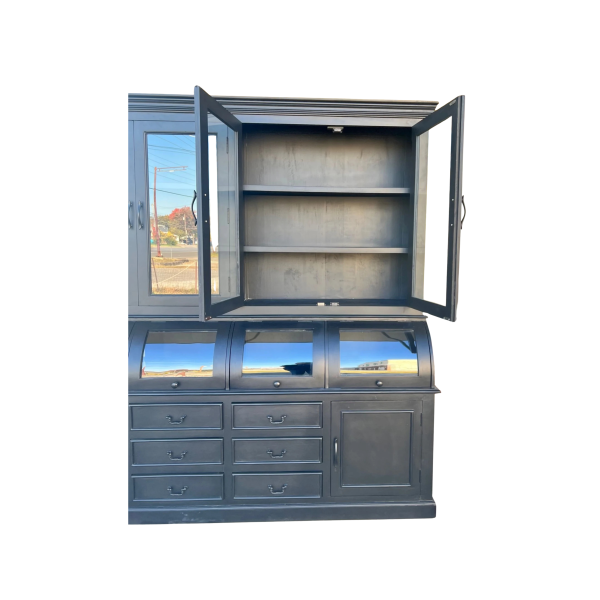 Modern Farmhouse Glass Door Hutch - Image 6
