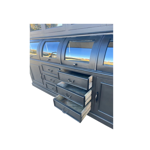 Modern Farmhouse Glass Door Hutch - Image 3