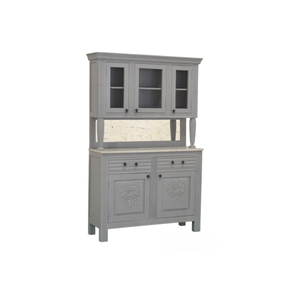 Mini General Store Tall White Kitchen Cupboard Hutch - Image 2