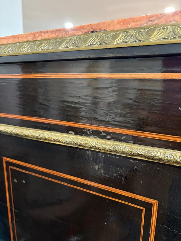 Antique Ebonized Asian Abattant - Image 13