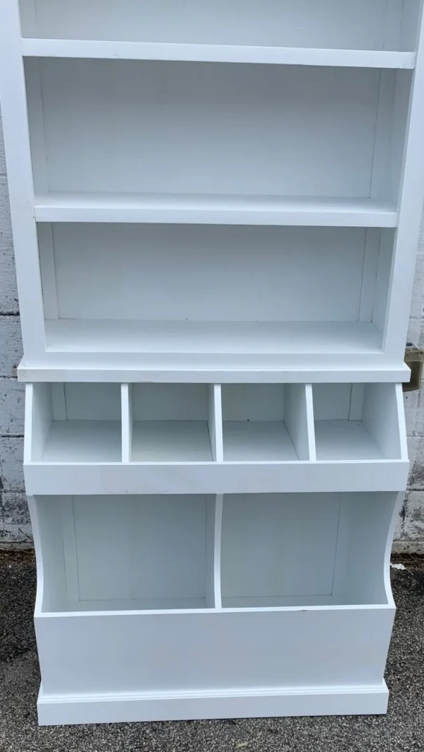 Mini General Store Tall White Kitchen Cupboard Hutch - Image 5