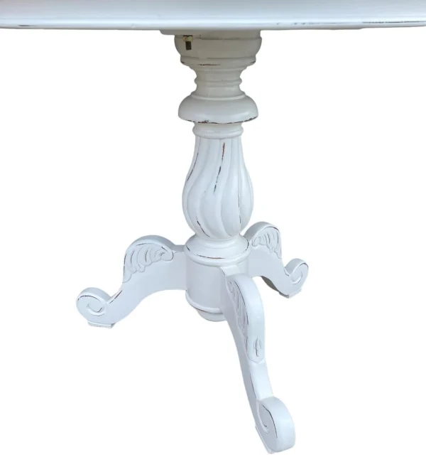 Shabby Chic Victorian Round Parlor Table - Image 6