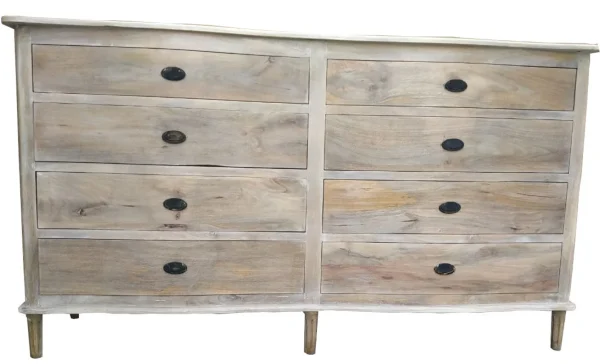 Coastal 8-Drawer Tall Dresser - Image 2