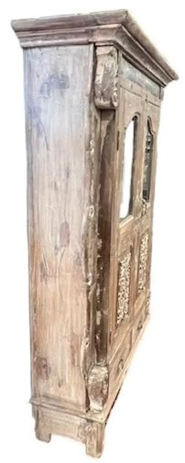 Farmhouse Reclaimed Wood Accent Cabinet - Image 6