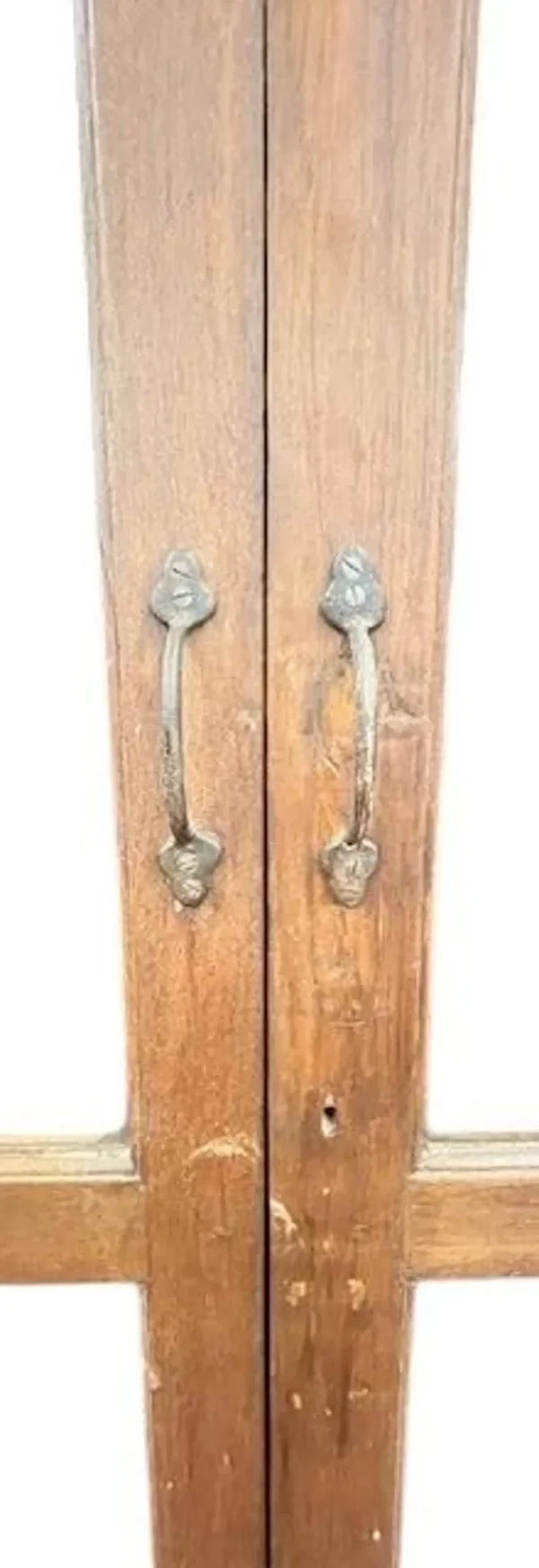 Old Farmhouse Reclaimed Tall Glass Door Bookcase - Image 7
