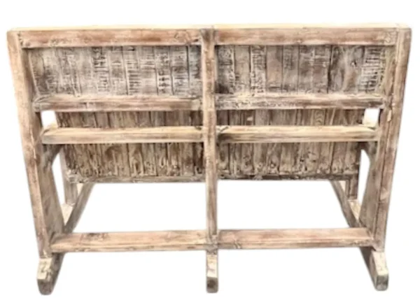 Rustic Reclaimed Timber School Desk - Image 5