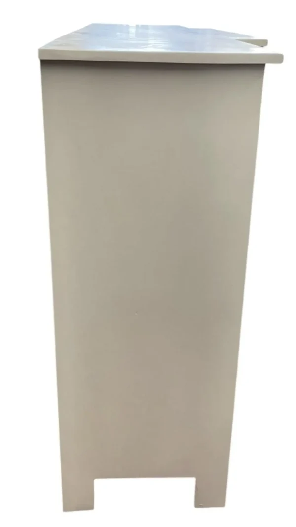 Modern Farmhouse Mango Wood White 2-Tone Credenza - Image 7