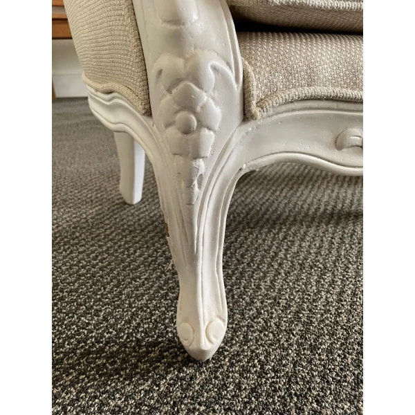 Louis XV French Child-Size Canopy Throne Chair - Image 5