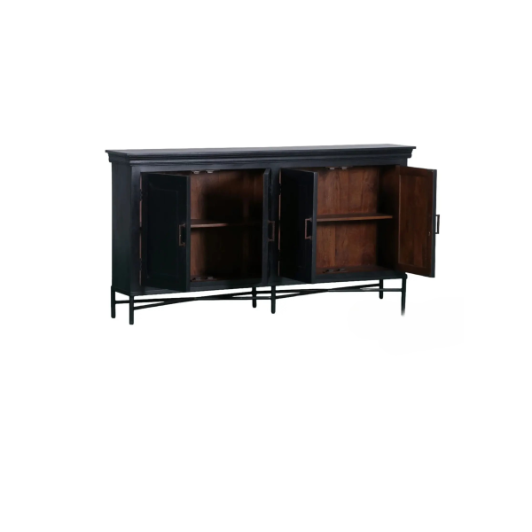 Mango Wood Entryway Media Console - Image 2