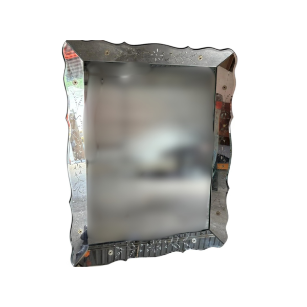 1950's Oversized Art Deco Venetian Style Mirror - Image 2