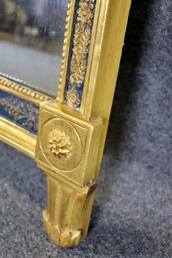 Fantastic French Carved Antique Louis XV Wall Mirror - Image 5