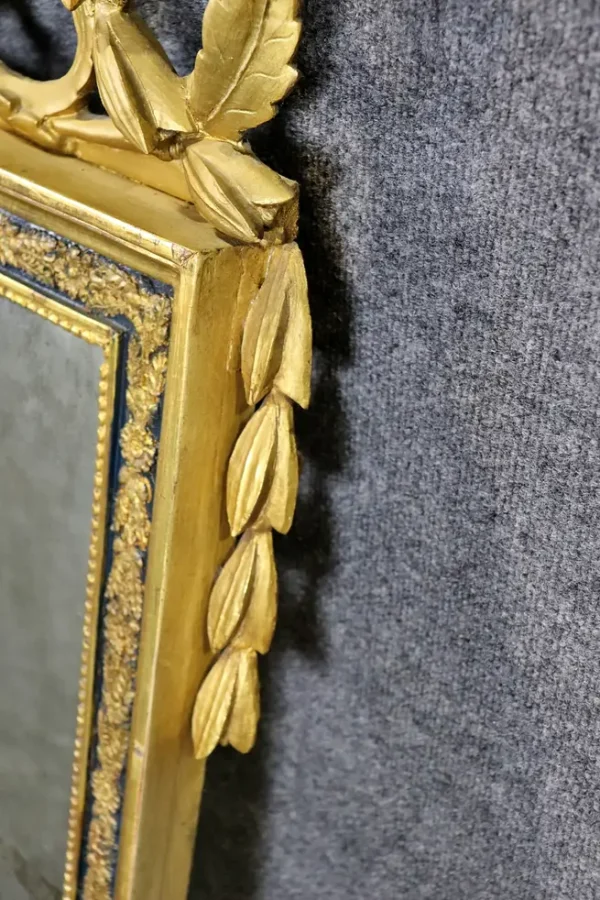 Fantastic French Carved Antique Louis XV Wall Mirror - Image 8