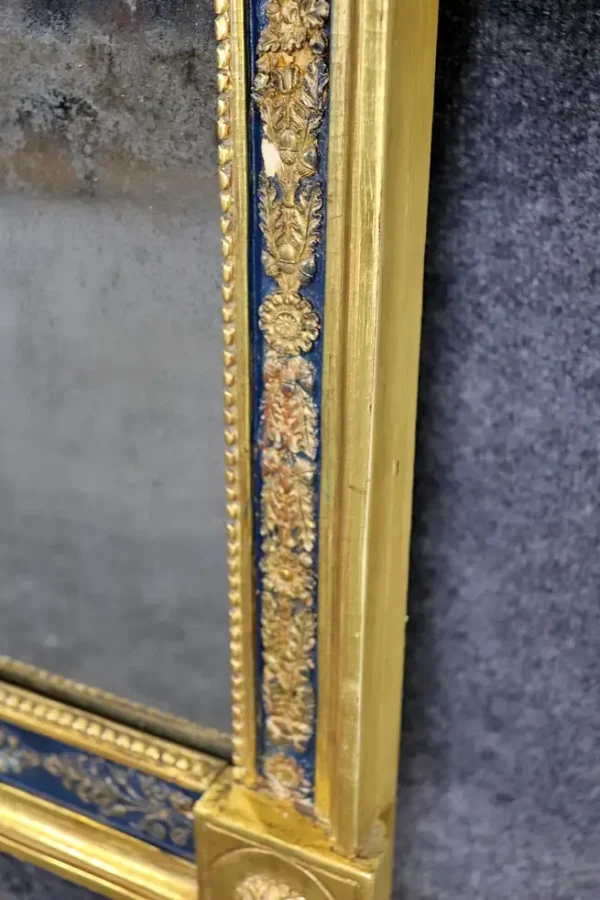 Fantastic French Carved Antique Louis XV Wall Mirror - Image 6