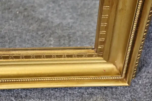 Fantastic Carved Walnut Italian French Louis XV Style Giltwood Mirror - Image 5