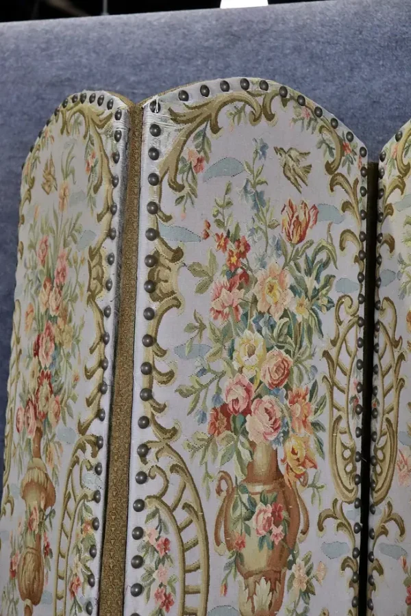 4 Panel Needle point Room Divider - Image 6