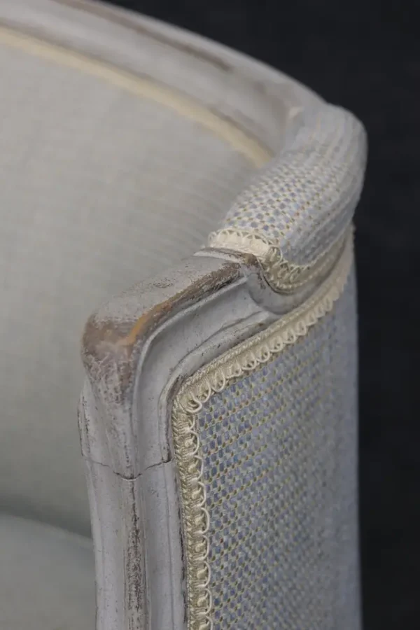 Fine Quality French Louis XVI Corbeille Form Settee Canape Sofa - Image 3