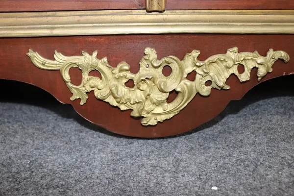 Extremely Rare Pair of Large Scale Maison Jansen Chinoiserie Buffets - Image 9