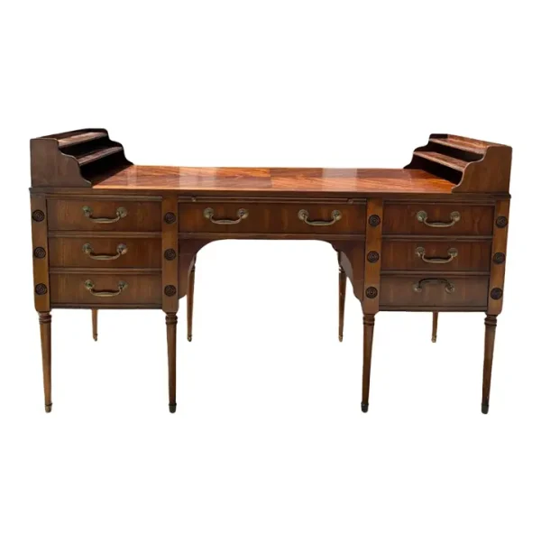 Antique Colonial George Washington Style Mahogany Writing Desk