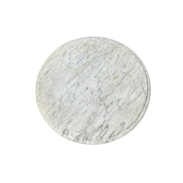 Antique Marble Top Side Table - Image 4