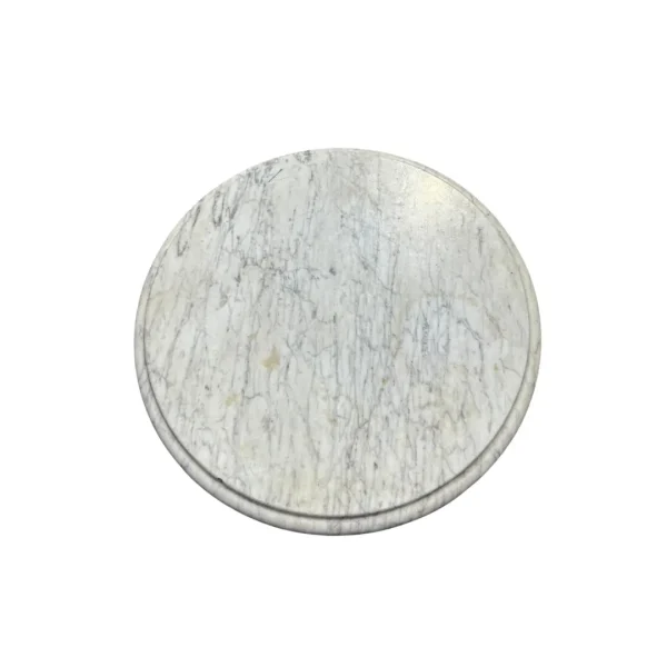 Antique Marble Top Side Table - Image 5