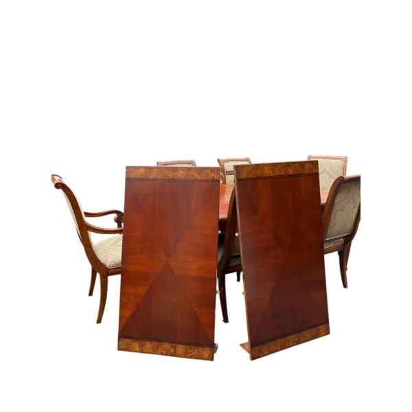 Ethan Allen Brand Dining Table & 6 Chairs - Set of 7 - Image 5