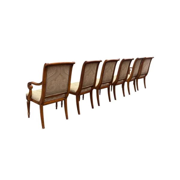 Ethan Allen Brand Dining Table & 6 Chairs - Set of 7 - Image 8
