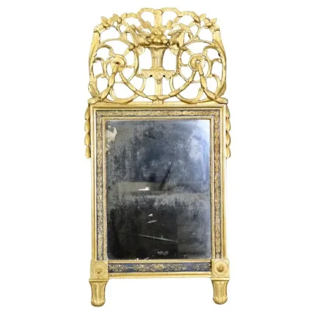 Fantastic French Carved Antique Louis XV Wall Mirror