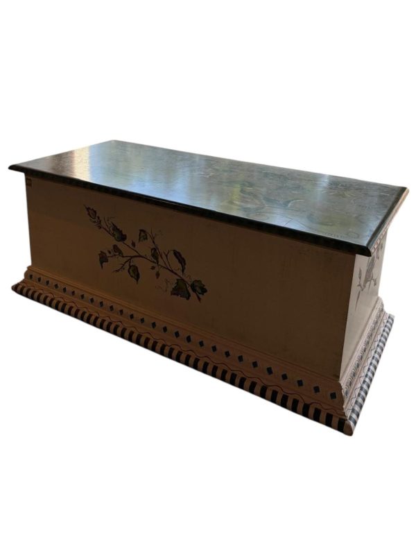 Hand Painted Floral Cottage Trunk - Image 6