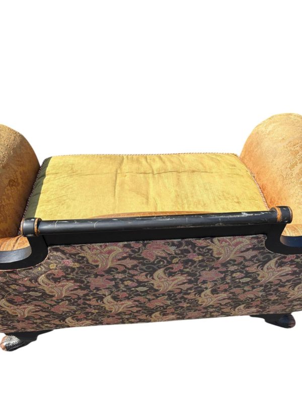 Old Hickory Tannery Empire Style Settee - Image 5