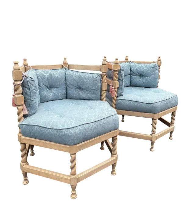 Pair of Rare Octagon Chairs - Image 3
